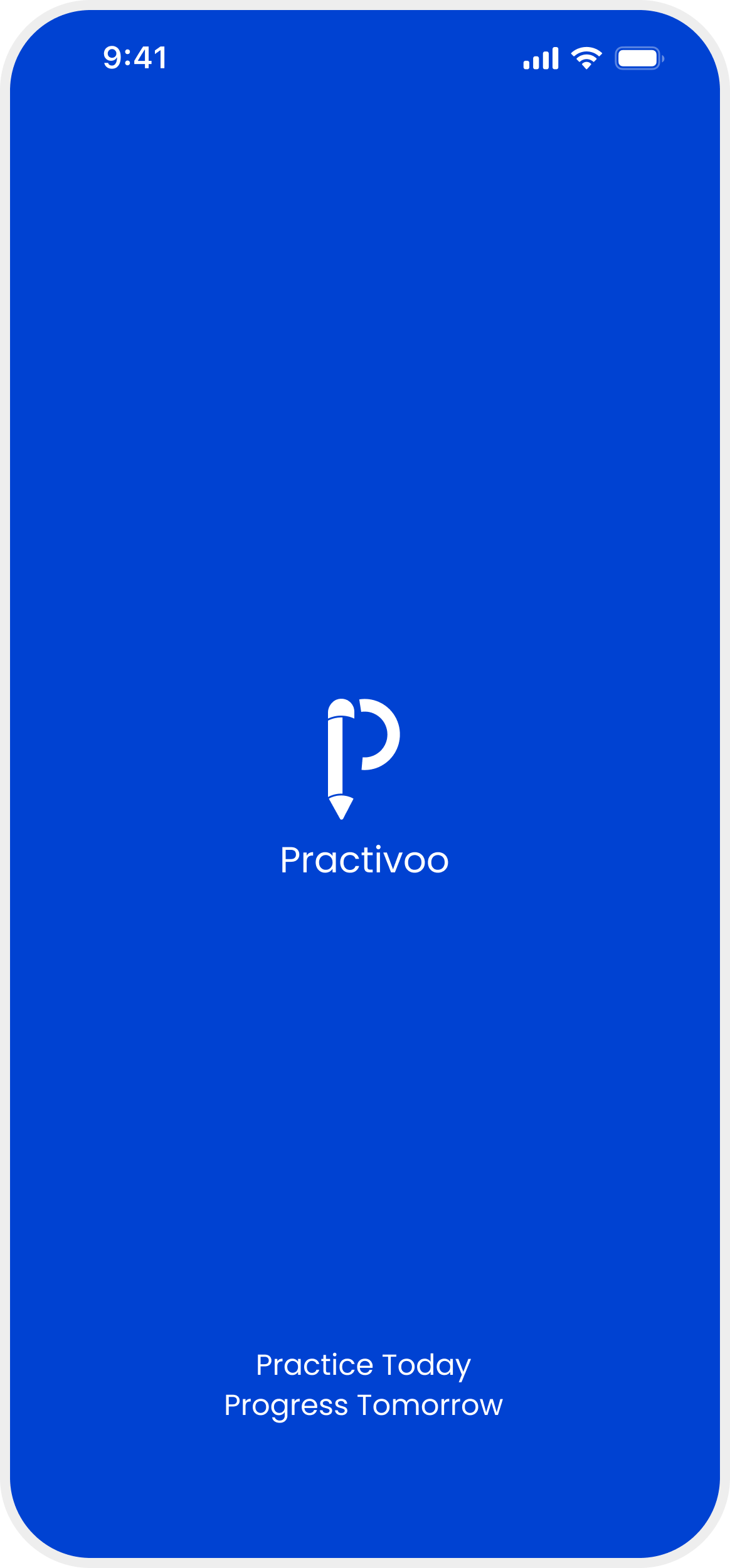 Practivoo mobile app interface
